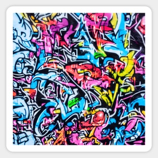 Graffiti  mural tags street art pattern Sticker